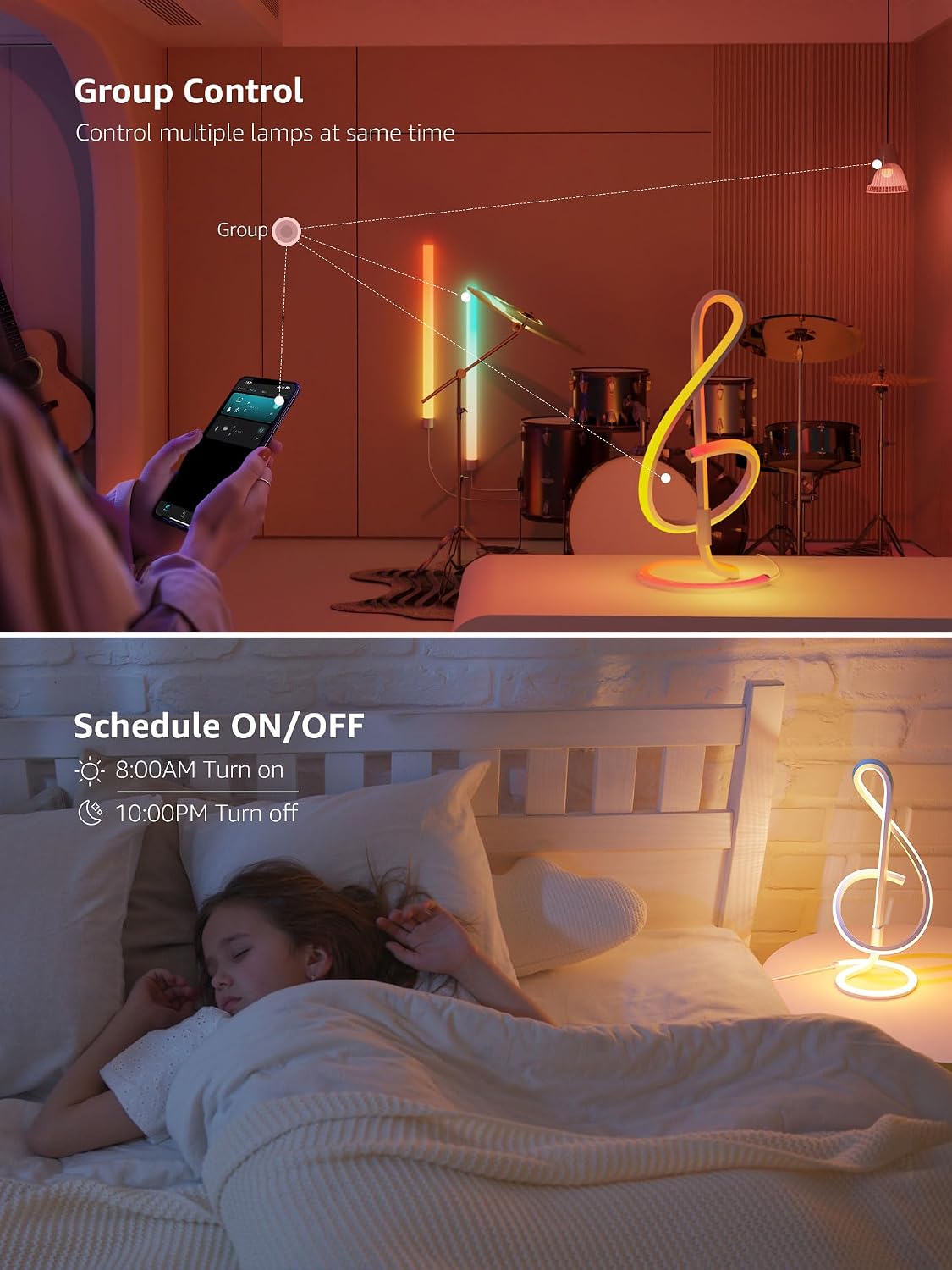 Smart RGB Music Light – Create The Perfect Atmosphere With Color & Sound Sync