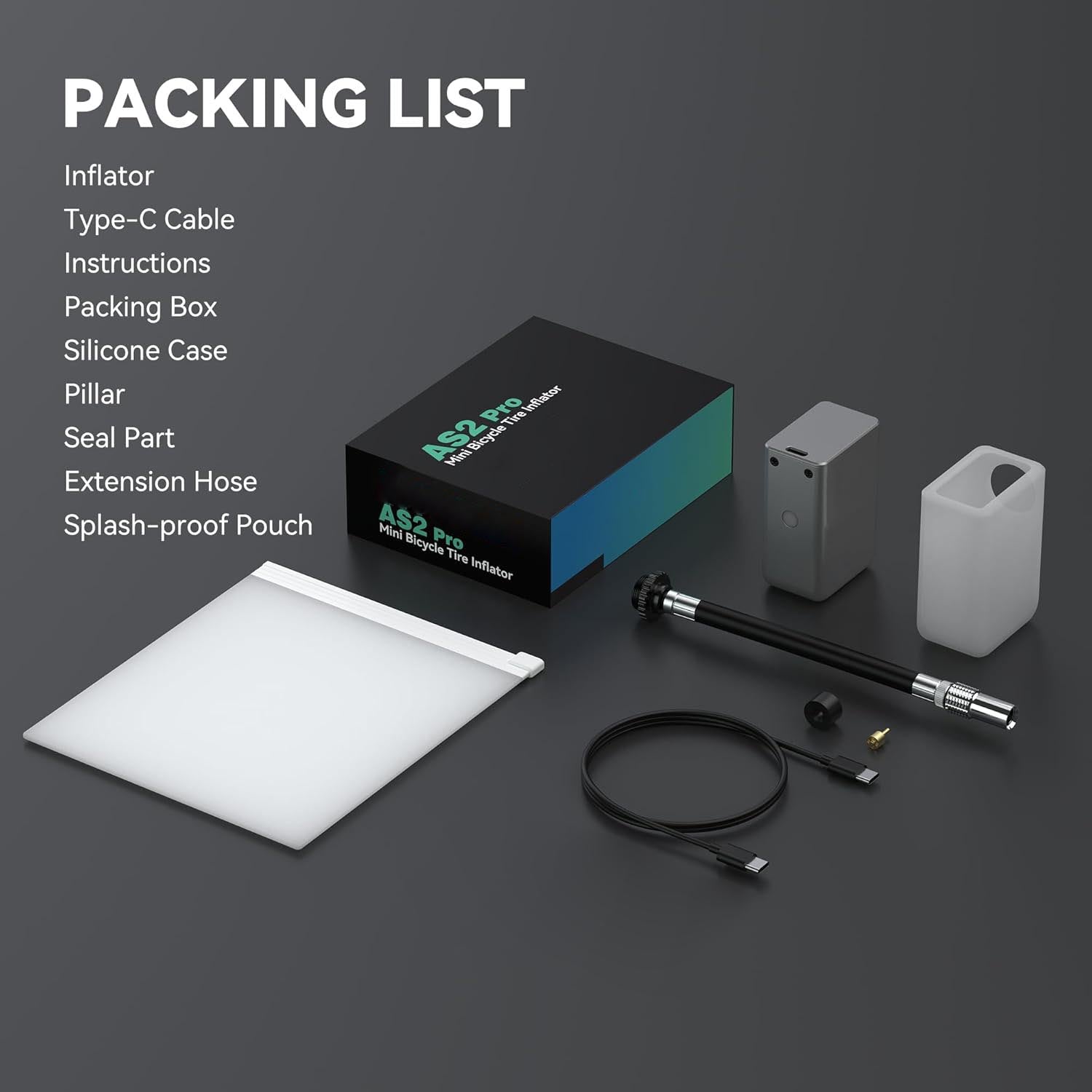 Mini Bike Pump – Portable Ultra-Small 100PSI Electric Air Pump for Bicycles