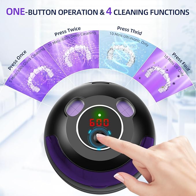 Dental ultrasonic retainer cleaning machine