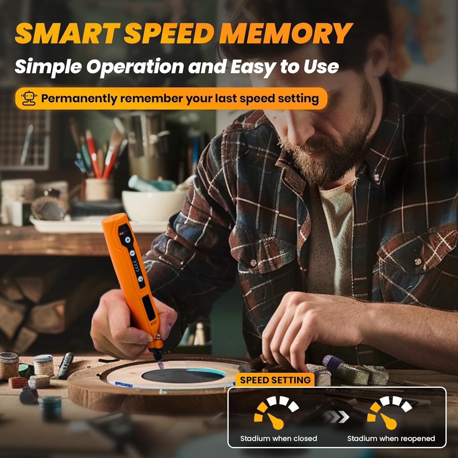 Mini Cordless Rotary Tool – 5-Speed USB Rechargeable Kit with 69 Pieces, Multi-Function 3.7V Electric Rotary Tool for Sanding, Polishing, Drilling, Etching, Engraving, DIY Crafts