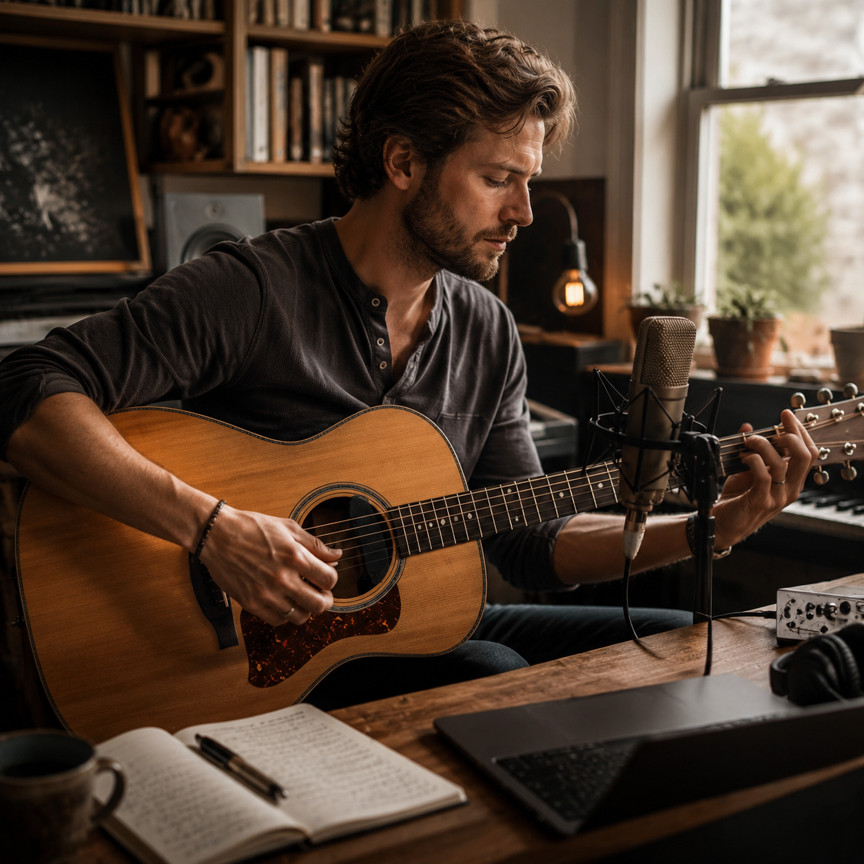 Multi-Voice Acoustic Guitar Pickup