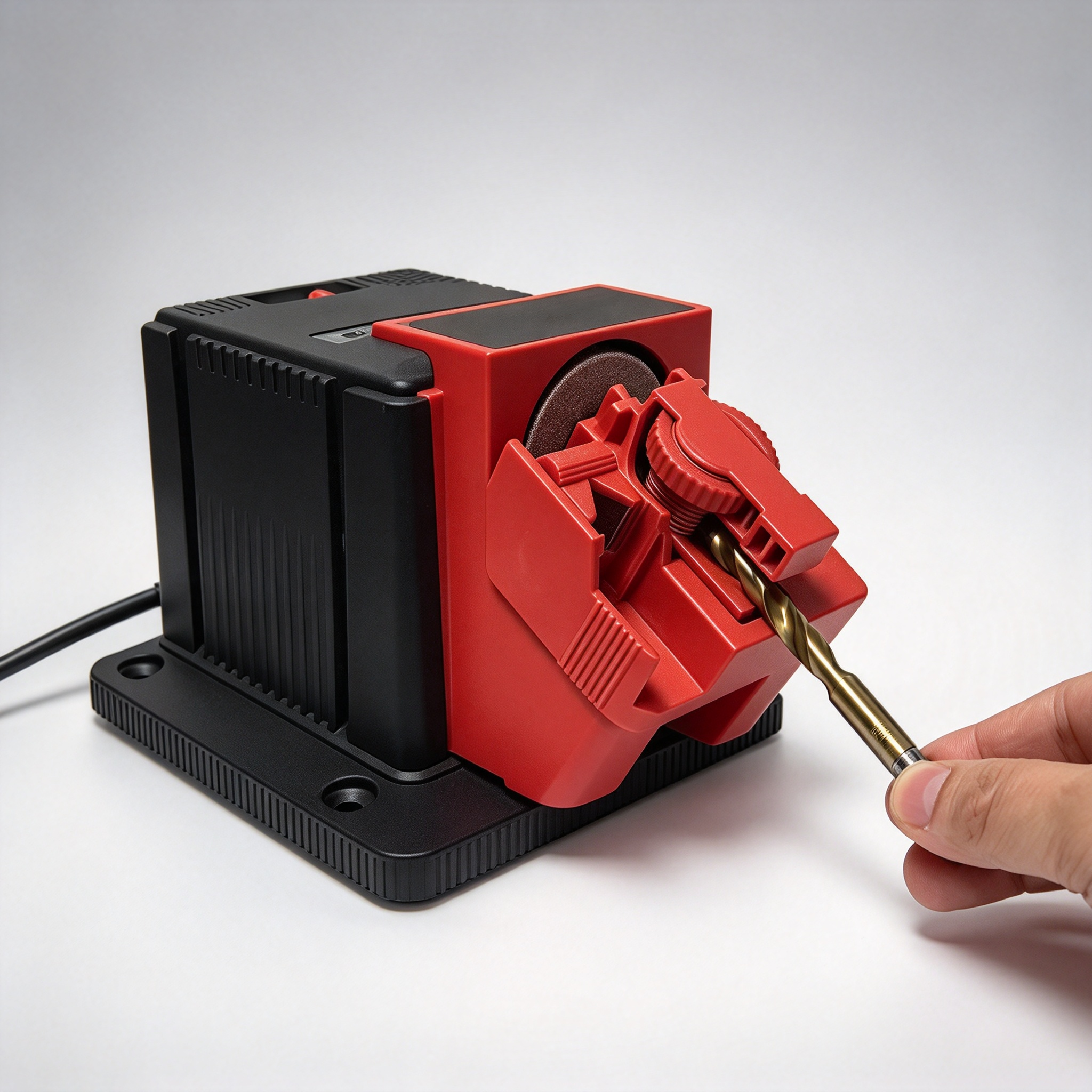 Electric Sharpener for Drills, Knives, Chisels & Scissors – 3-in-1 Workshop Tool