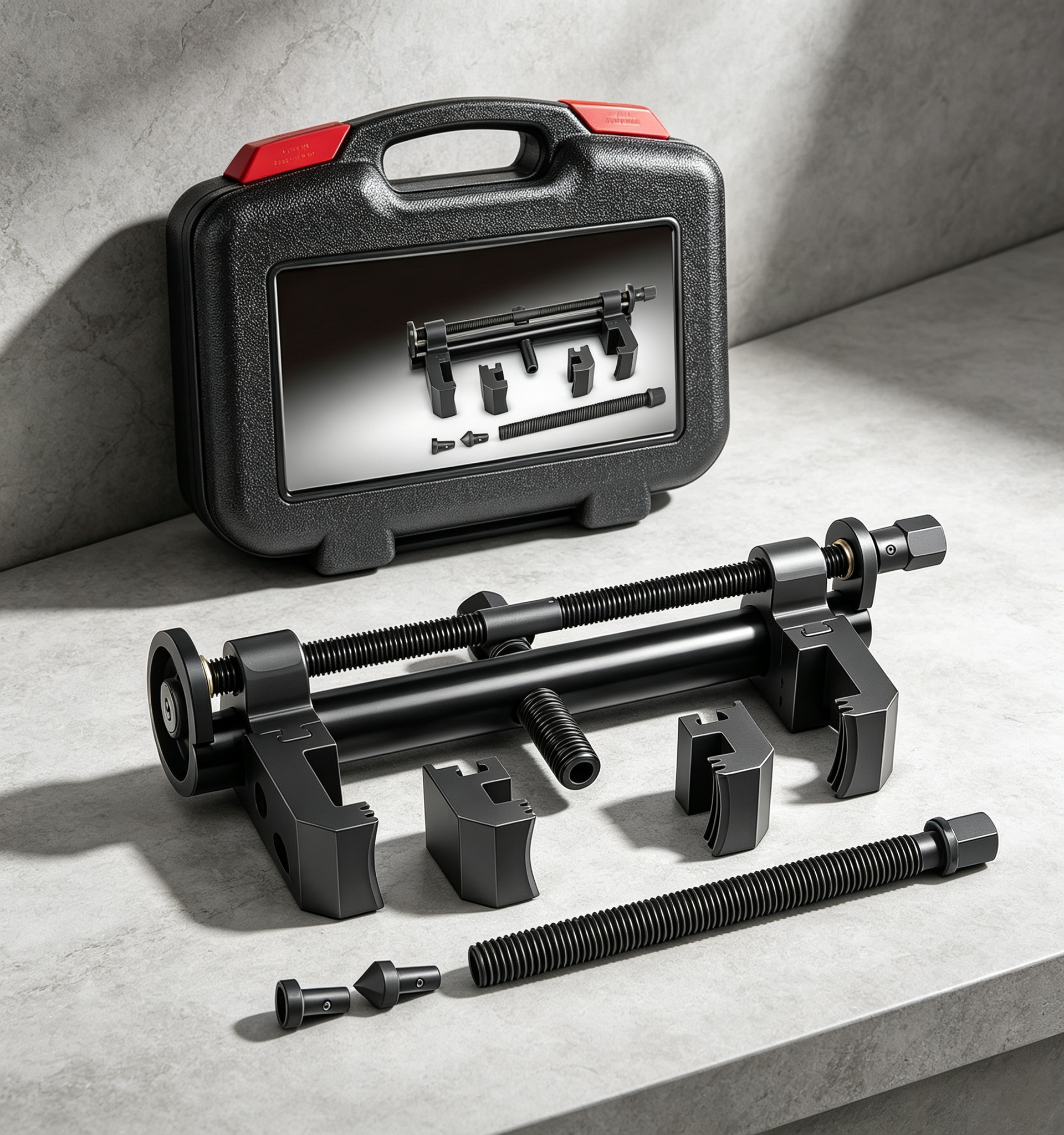 Universal Pulley Puller Kit – Safe Removal for Press-Type Pulleys, Adjustable Jaws, Storage Case