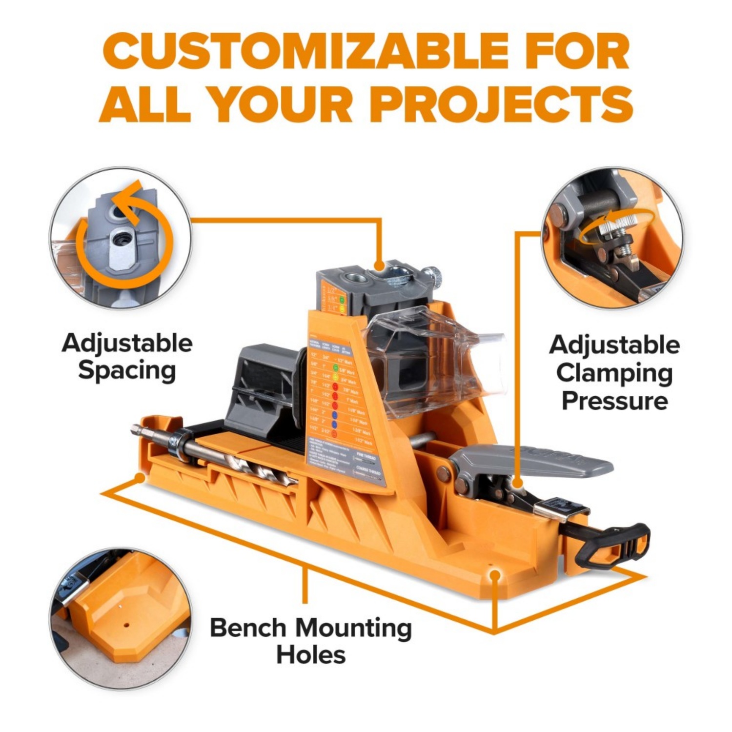 Pocket Hole Jig System – Self-Calibrating