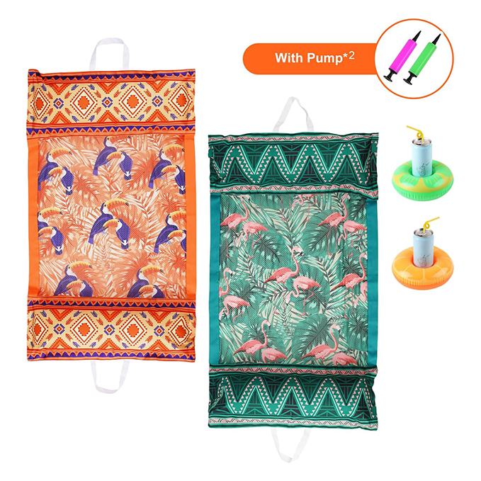 Four-in-one multi-functional inflatable raft recliner water hammock