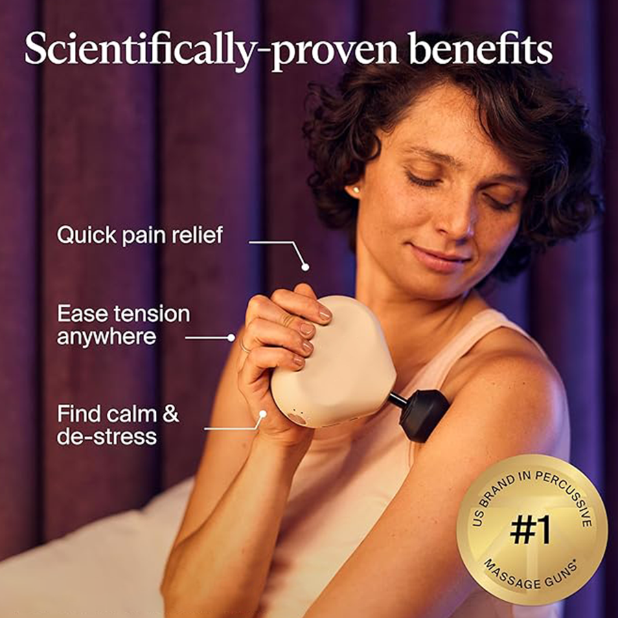 Ultra-portable ergonomic massage gun