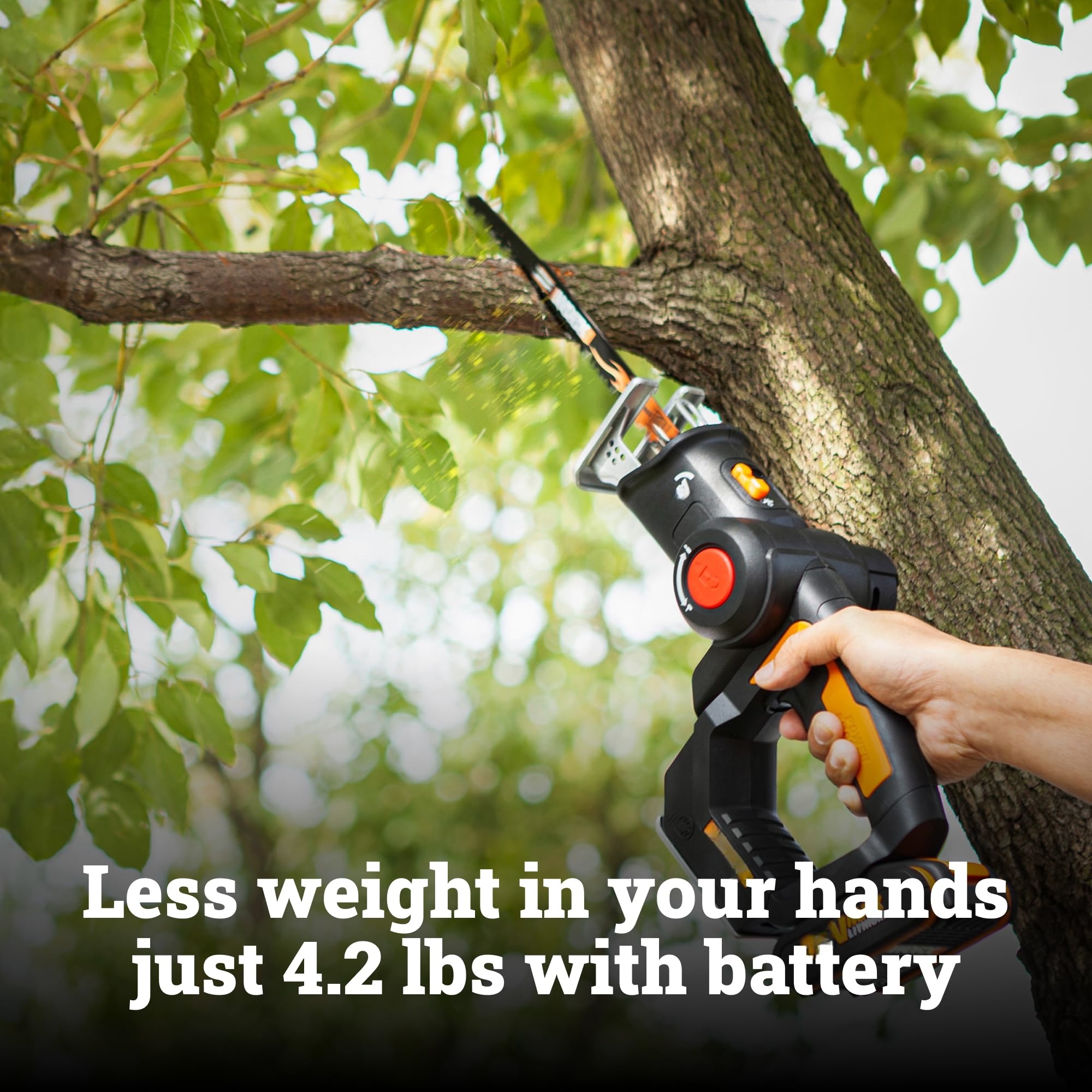 Cordless 2-in-1 Saw – Converts from Jigsaw to Reciprocating in Seconds