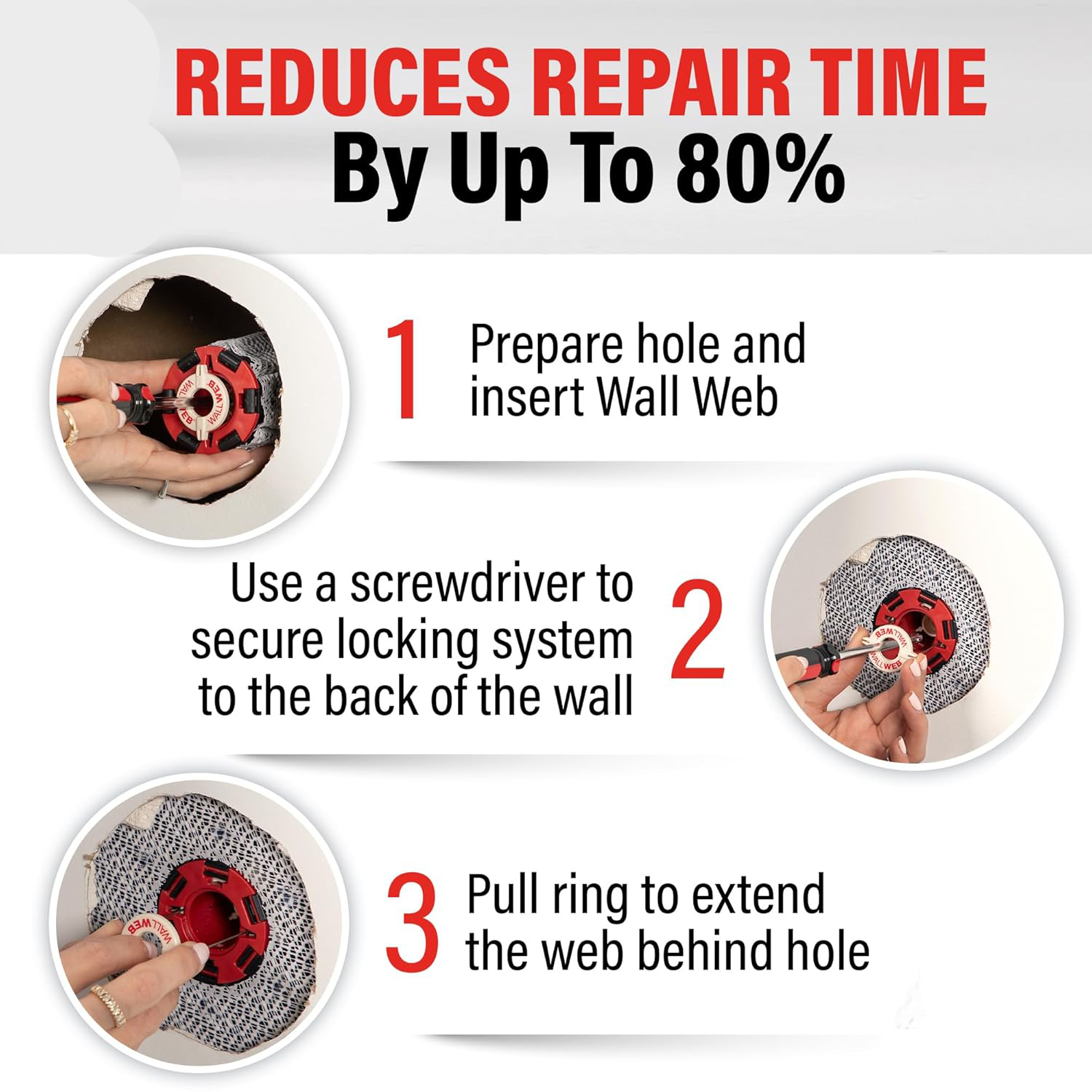 DIY Wall Repair Kit – Quick Hole Patch Solution for Smooth & Seamless Wall Fixes