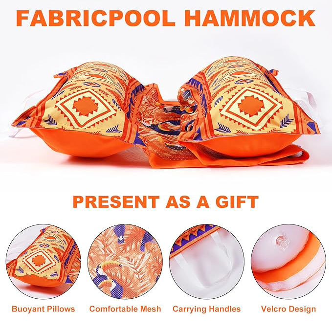 Four-in-one multi-functional inflatable raft recliner water hammock