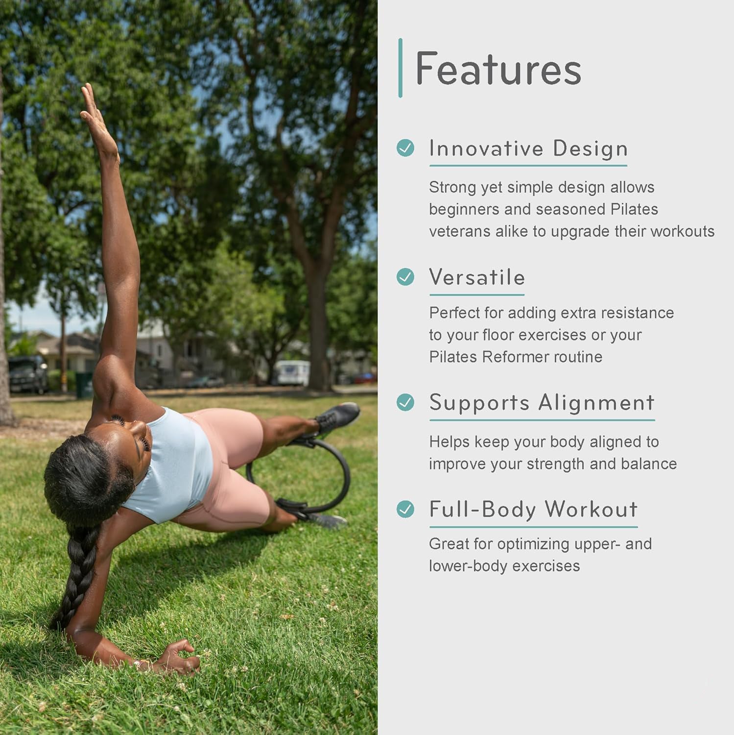 High-Resistance Pilates Ring – Ideal Fitness Equipment for Enhanced Pilates Practice