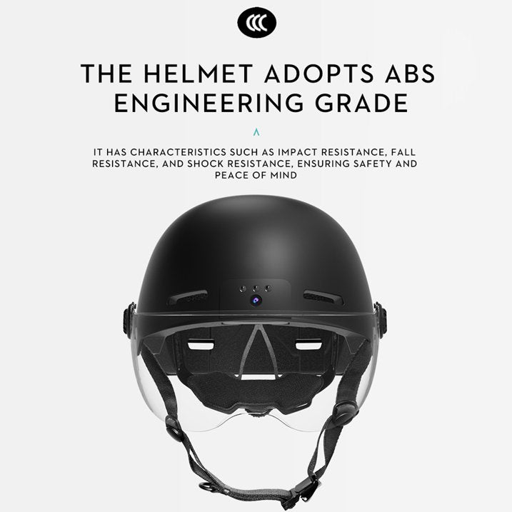Equestrian Helmet with Built-In HD Camera
