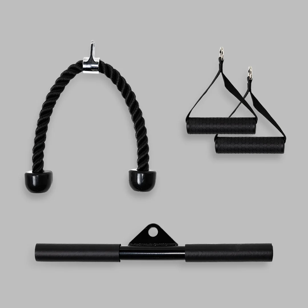 Dumbbell-to-Cable Conversion System – 100 lb Capacity, 70" & 90" Cables