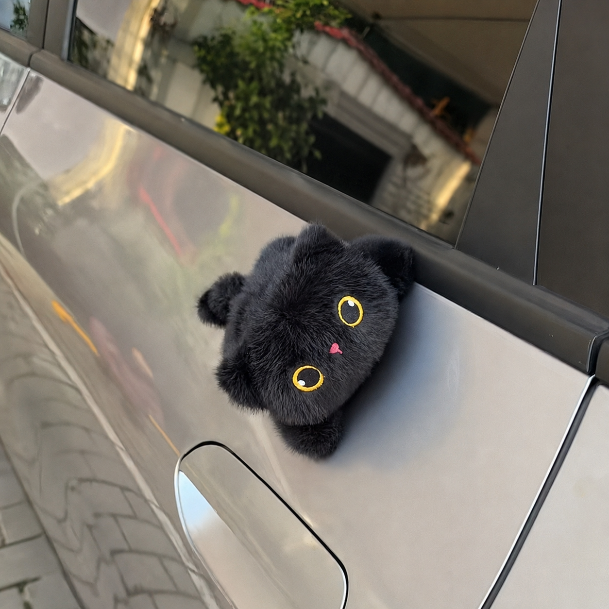Cute Magnetic Car Plush Decor – Add Personality & Fun to Your Ride