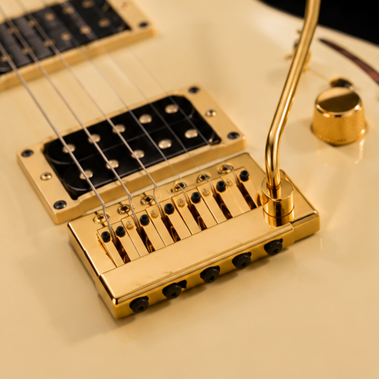Plug-in guitar tremolo bridge