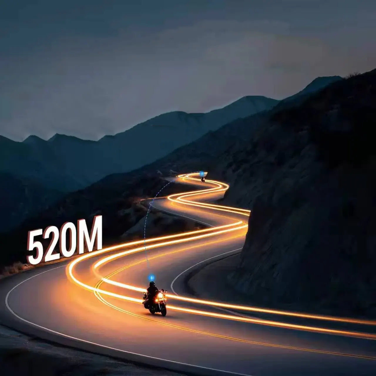 Motorcycle Helmet Bluetooth Headset with Roller Control & Waterproof Design