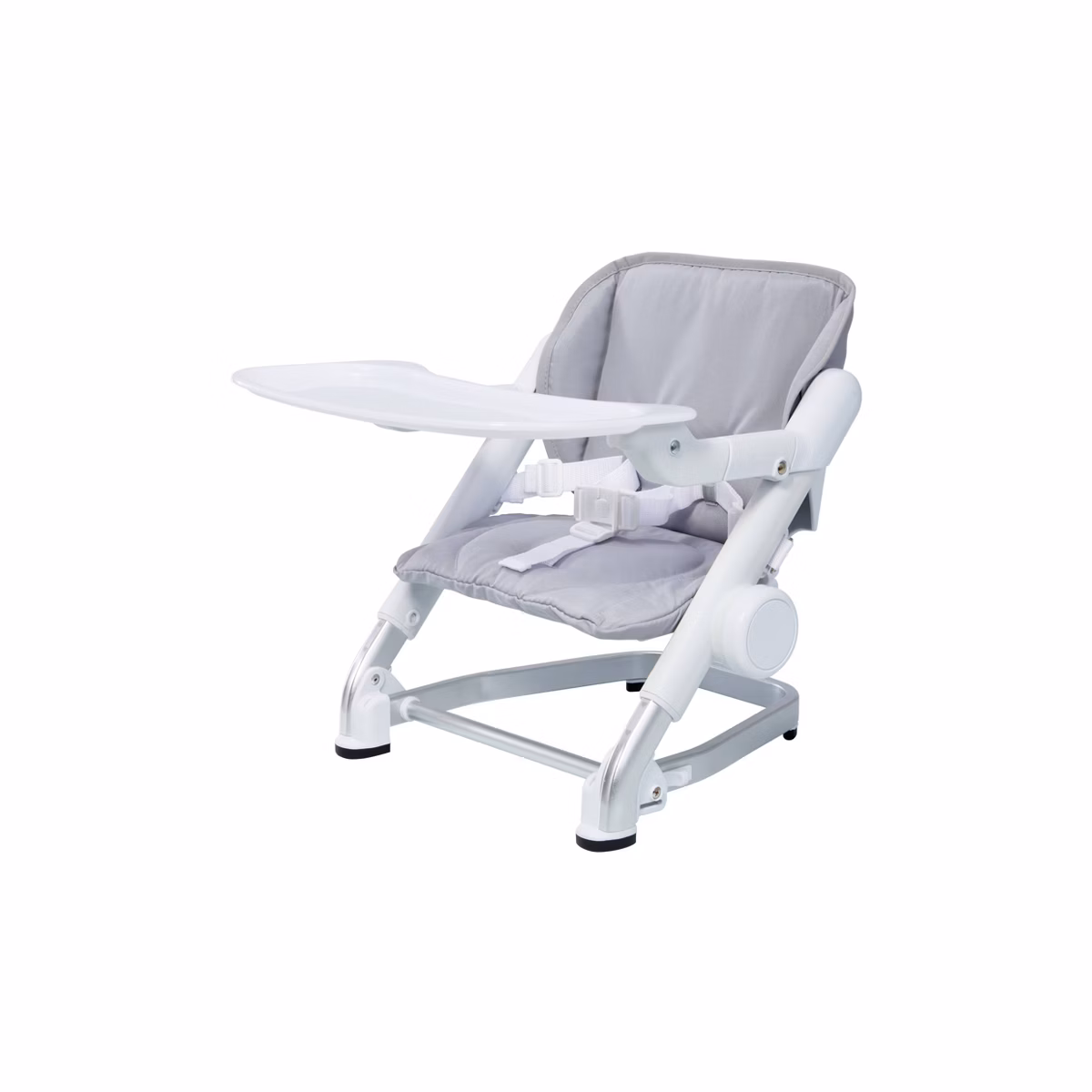 3-in-1 Portable Booster Seat – Swivel Tray, 4-Level Height, Fits Any Chair