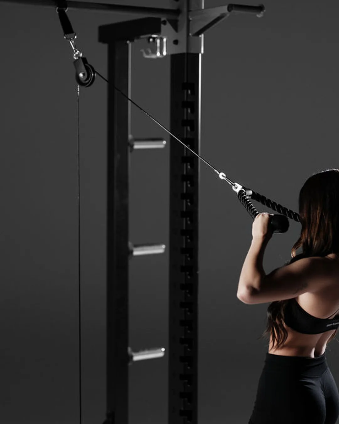 Dumbbell-to-Cable Conversion System – 100 lb Capacity, 70" & 90" Cables