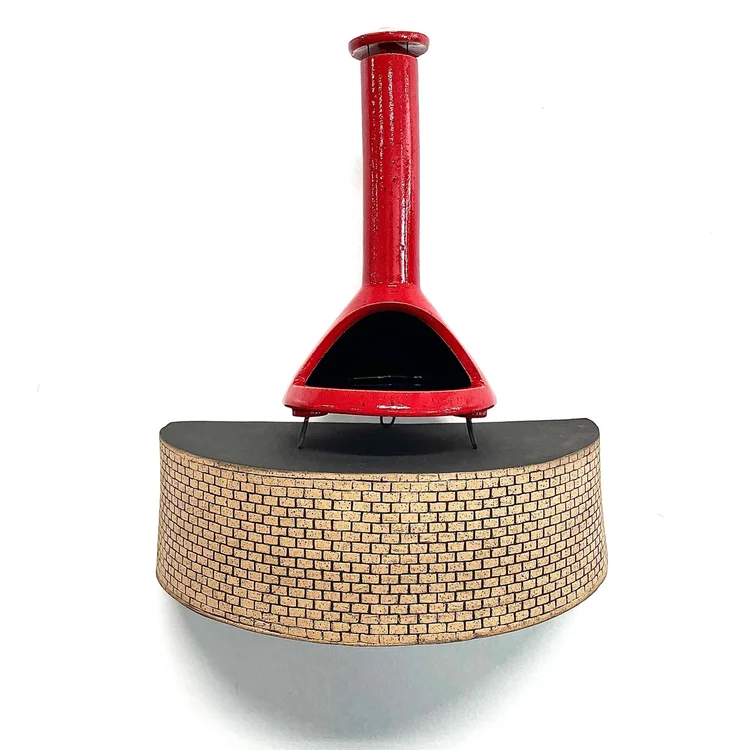 Mini Ceramic Fireplace Incense Burner – Retro Home Decor & Aromatherapy Accent Piece