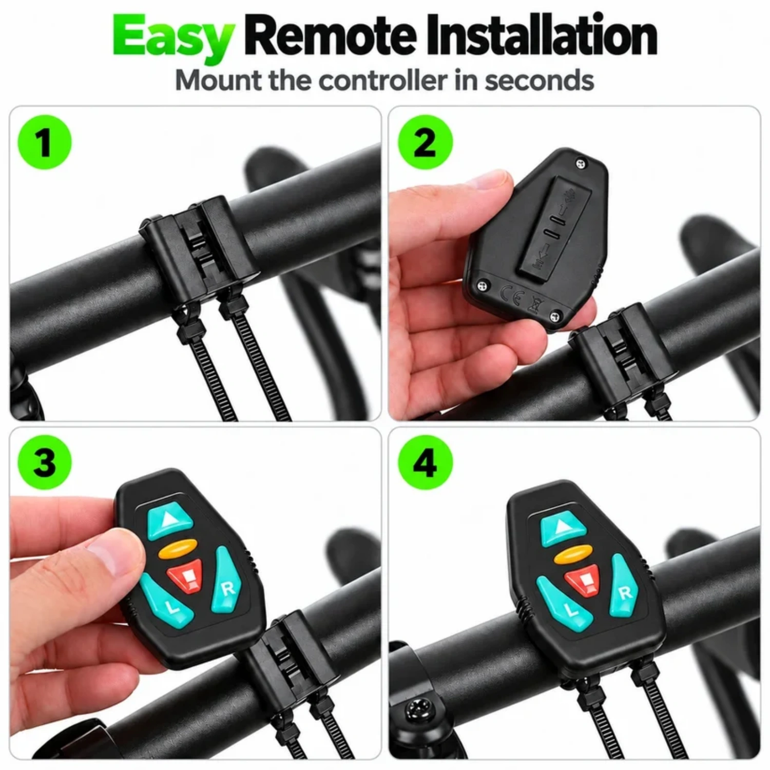 LED Turn Signal Backpack – Wireless Remote, 1-Month Battery, 18L Commuter Pack