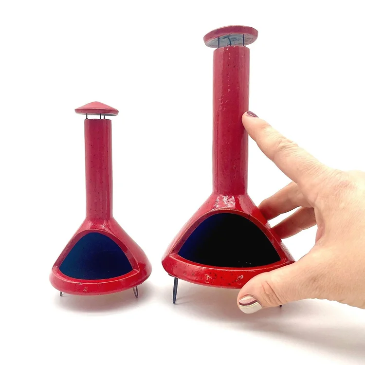 Mini Ceramic Fireplace Incense Burner – Retro Home Decor & Aromatherapy Accent Piece