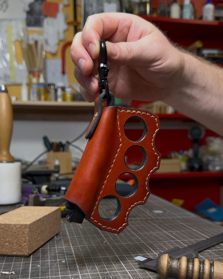 Handmade Leather Lighter Cover – Vintage Protective Case with Personalized Style