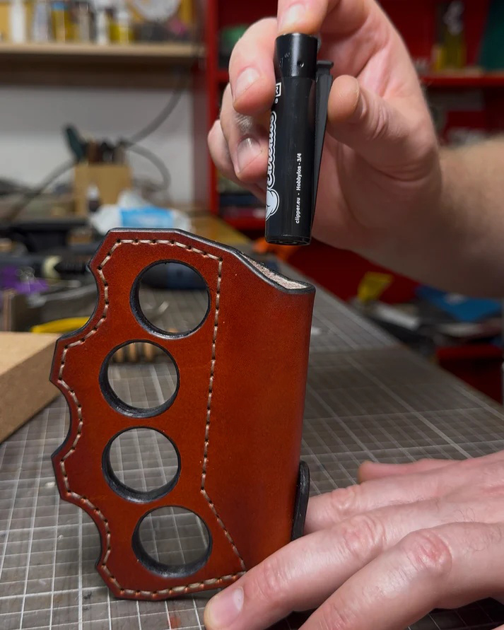 Handmade Leather Lighter Cover – Vintage Protective Case with Personalized Style