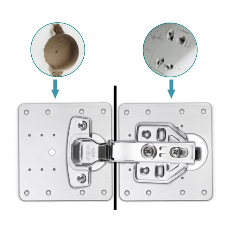 Cabinet Hinge Repair Plate – Quick Fix For Loose & Broken Cabinet Hinges