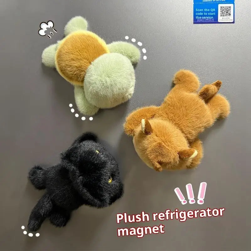 Cute Magnetic Car Plush Decor – Add Personality & Fun to Your Ride