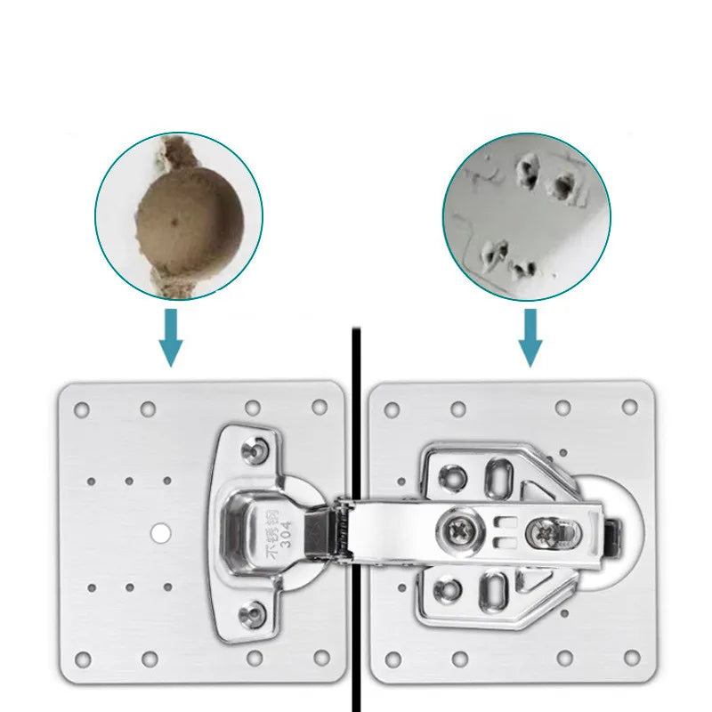 Cabinet Hinge Repair Plate – Quick Fix For Loose & Broken Cabinet Hinges