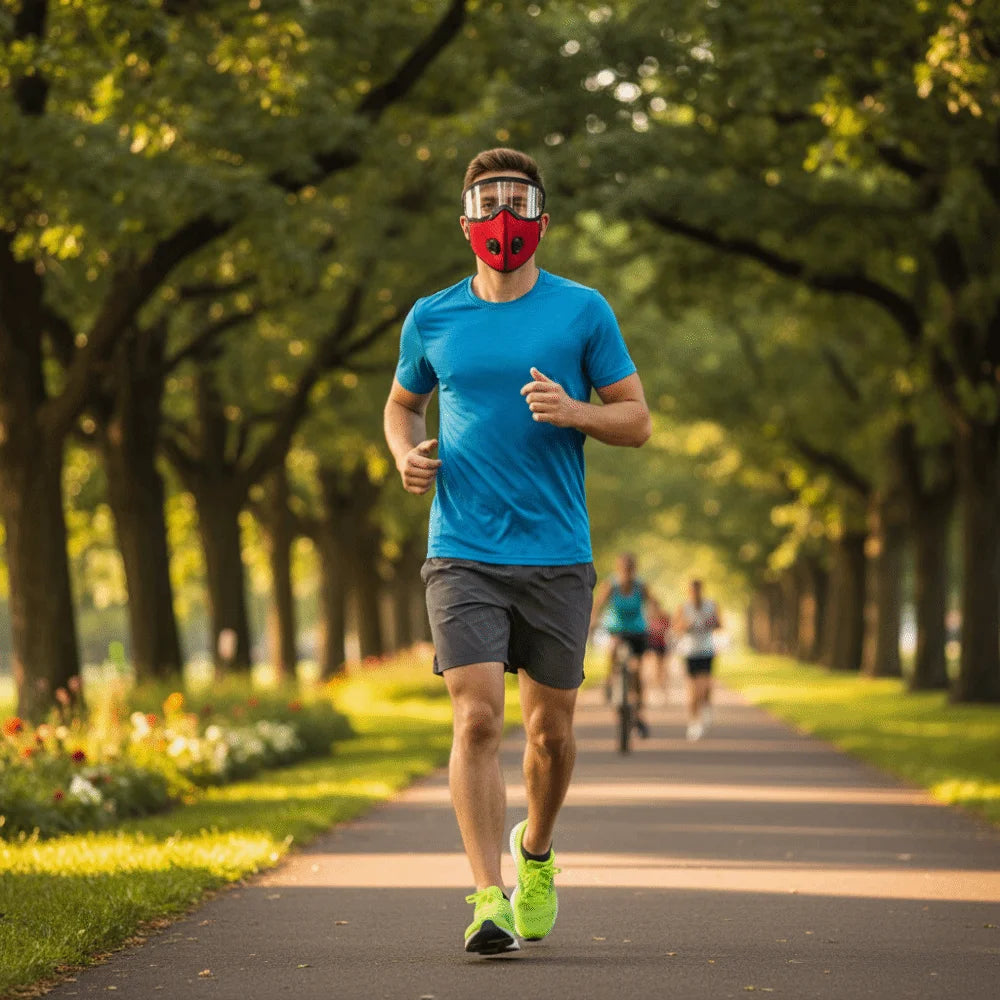 Cycling Face Mask with Goggles – Windproof Outdoor Riding Protection Gear