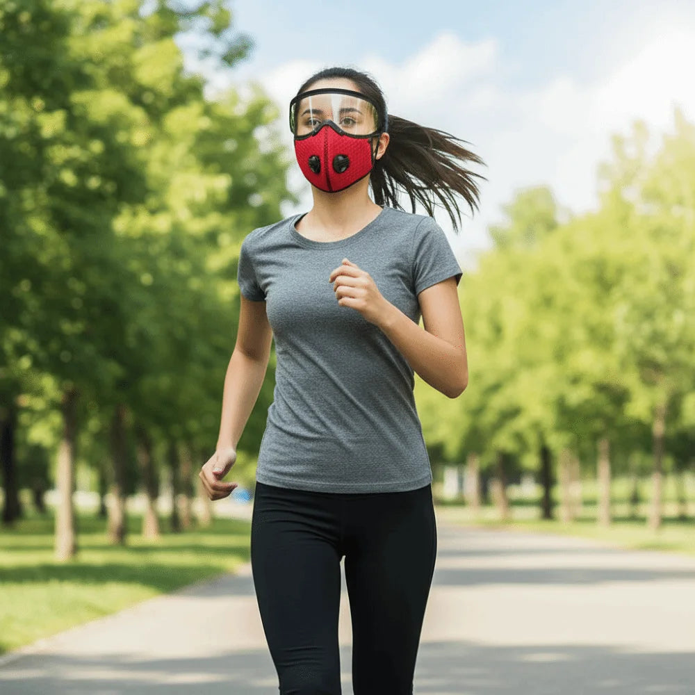 Cycling Face Mask with Goggles – Windproof Outdoor Riding Protection Gear