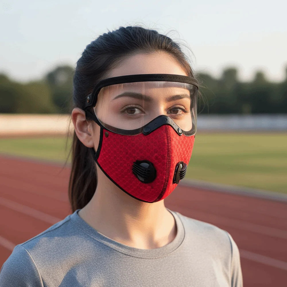 Cycling Face Mask with Goggles – Windproof Outdoor Riding Protection Gear