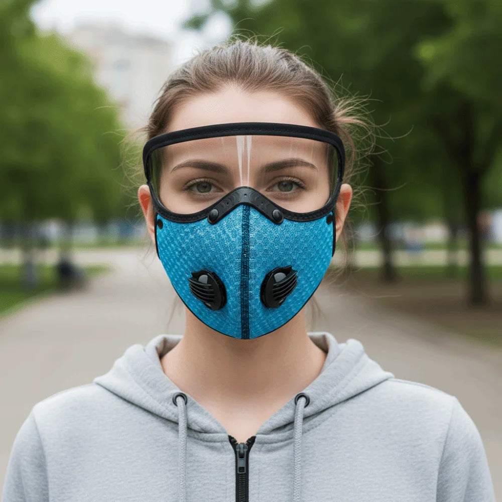 Cycling Face Mask with Goggles – Windproof Outdoor Riding Protection Gear