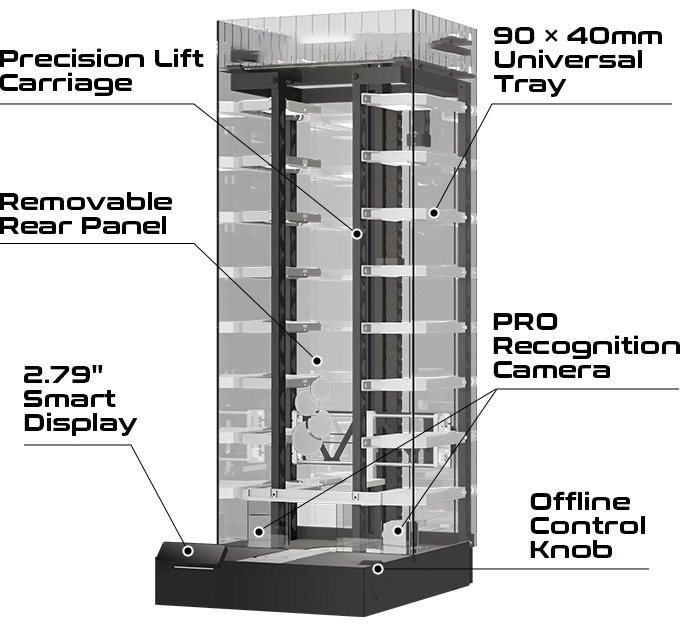 Smart Auto Parking Garage – 1:64 Scale Model Car Display System