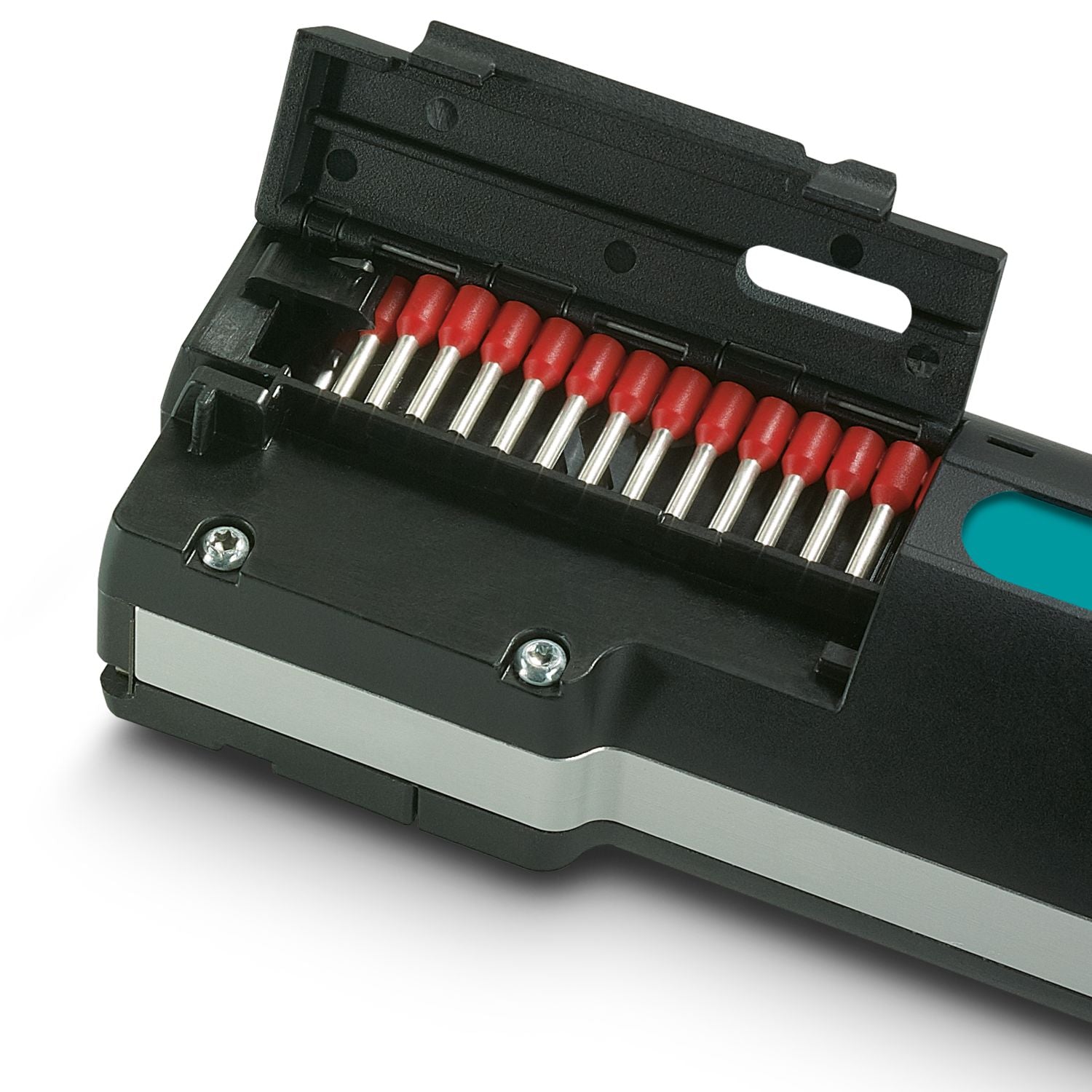 Automatic Wire Stripping & Crimping Device – Handheld Battery-Powered Tool