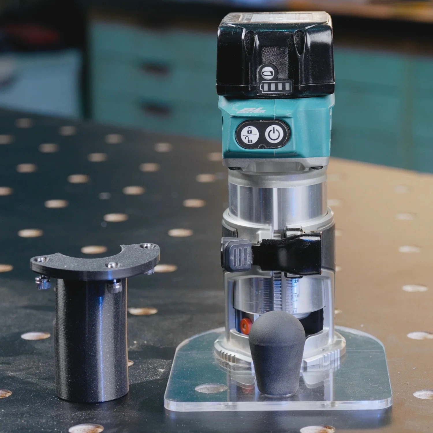 Precision Router Base with Dust Collection