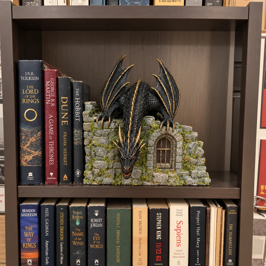 Dragon Shelf Diffuser – Cool Mist, Warm Glow, Remote Control, 6-Hour Runtime