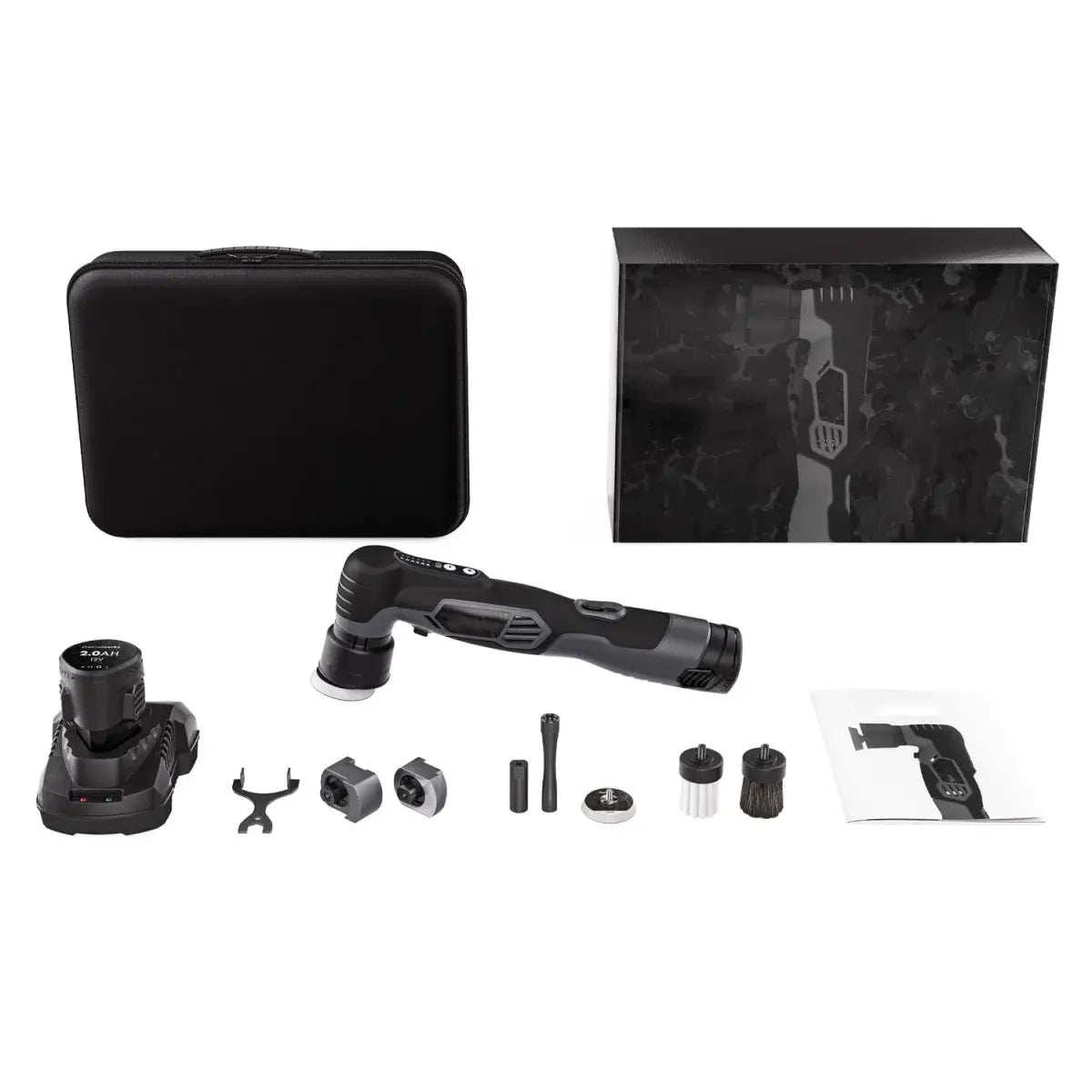 Mini Cordless Hybrid Random Orbital Polisher – Dual Stroke with 3mm/12mm