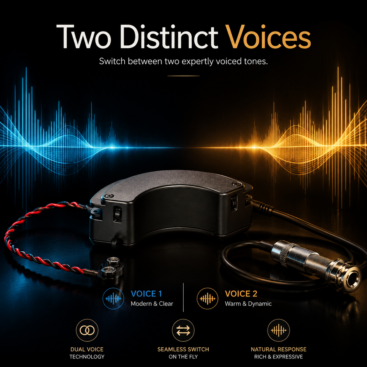 Multi-Voice Acoustic Guitar Pickup