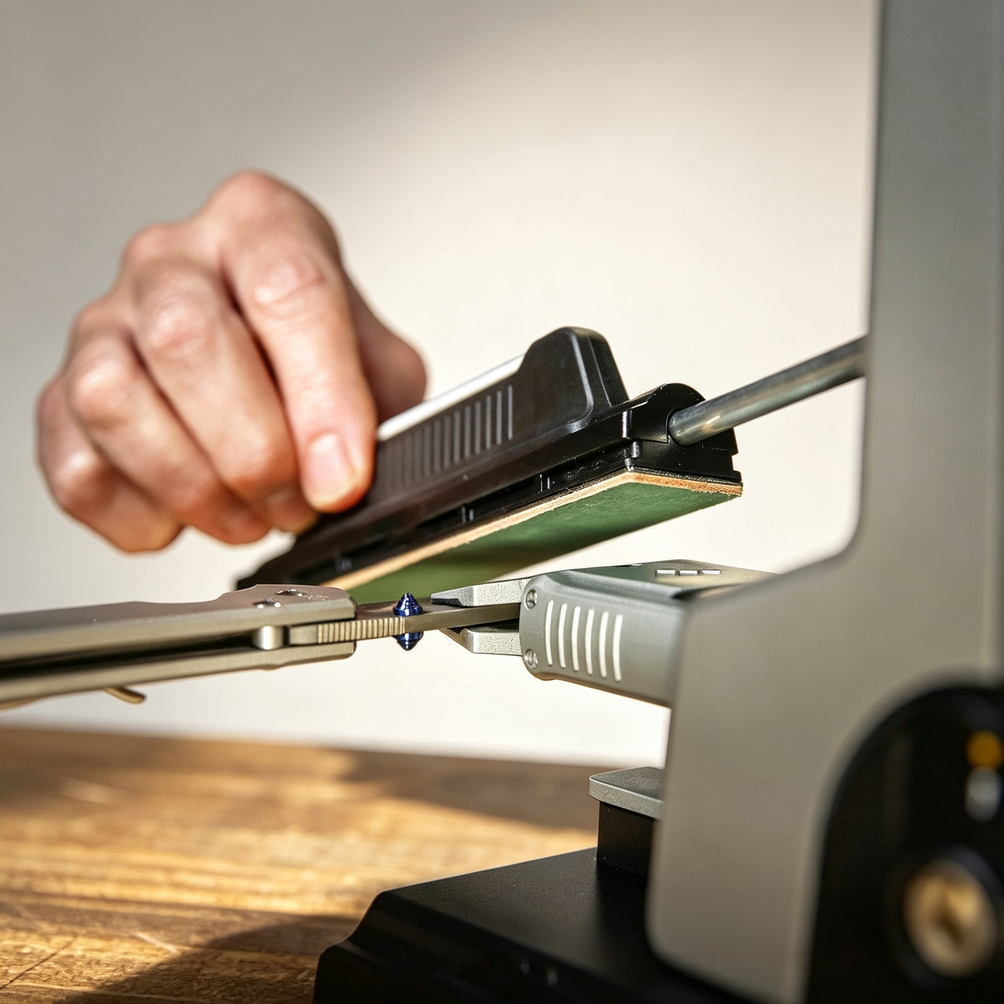 Adjustable Precision Knife Sharpener – Professional Guided Sharpening System