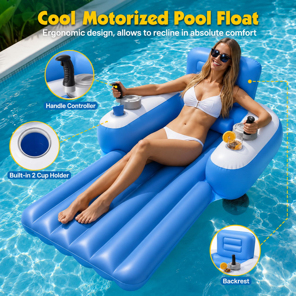 Floating Lounge Chair – Relax In The Water With Ultimate Summer Comfort
