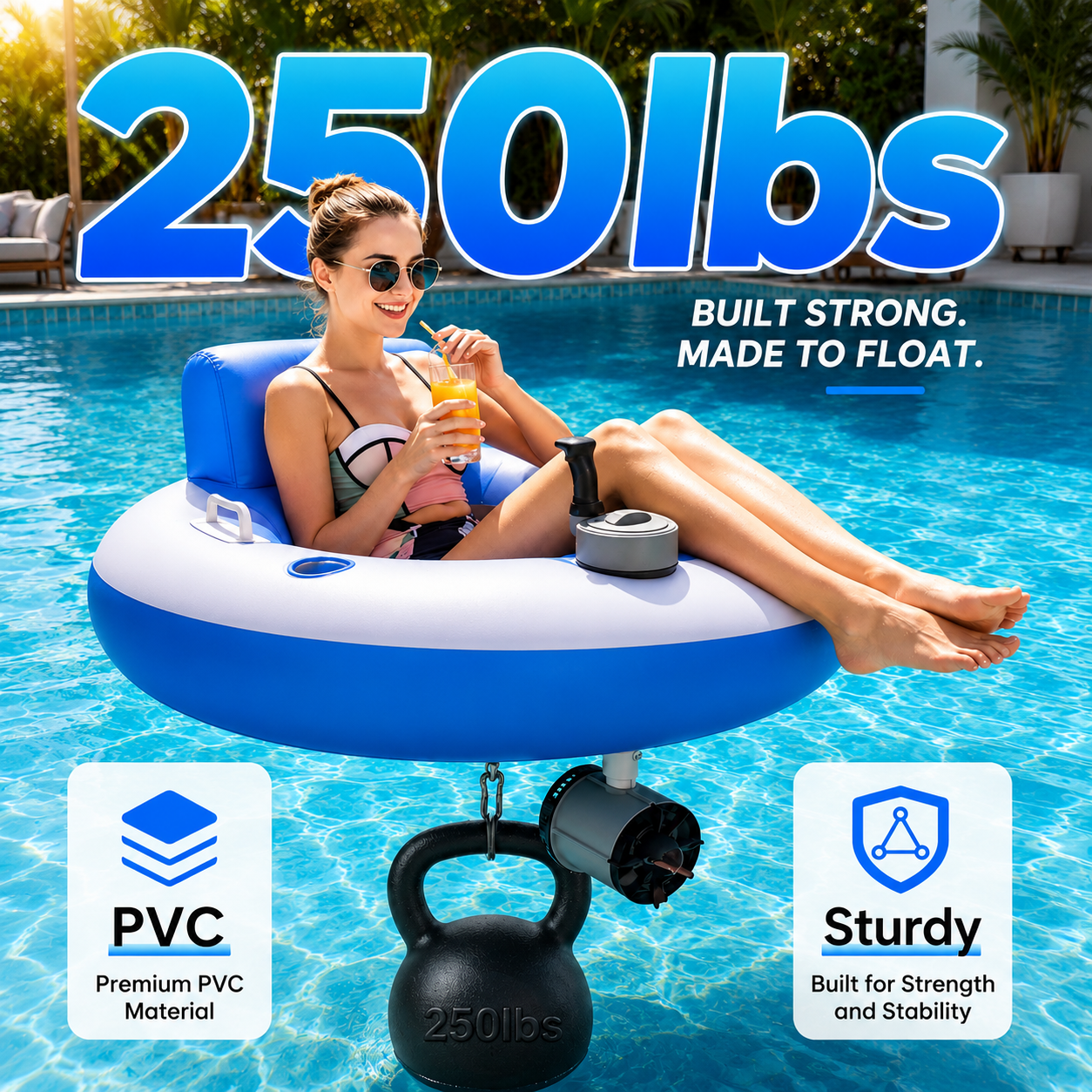 Floating Lounge Chair – Relax In The Water With Ultimate Summer Comfort