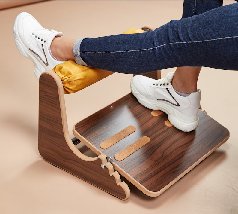 Adjustable Ergonomic Under-Desk Footrest – Comfort Support Foot Stool for Office & Home Workspace