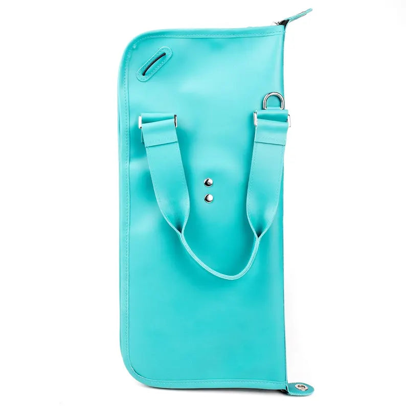 Handmade leather drumstick bag with keychain