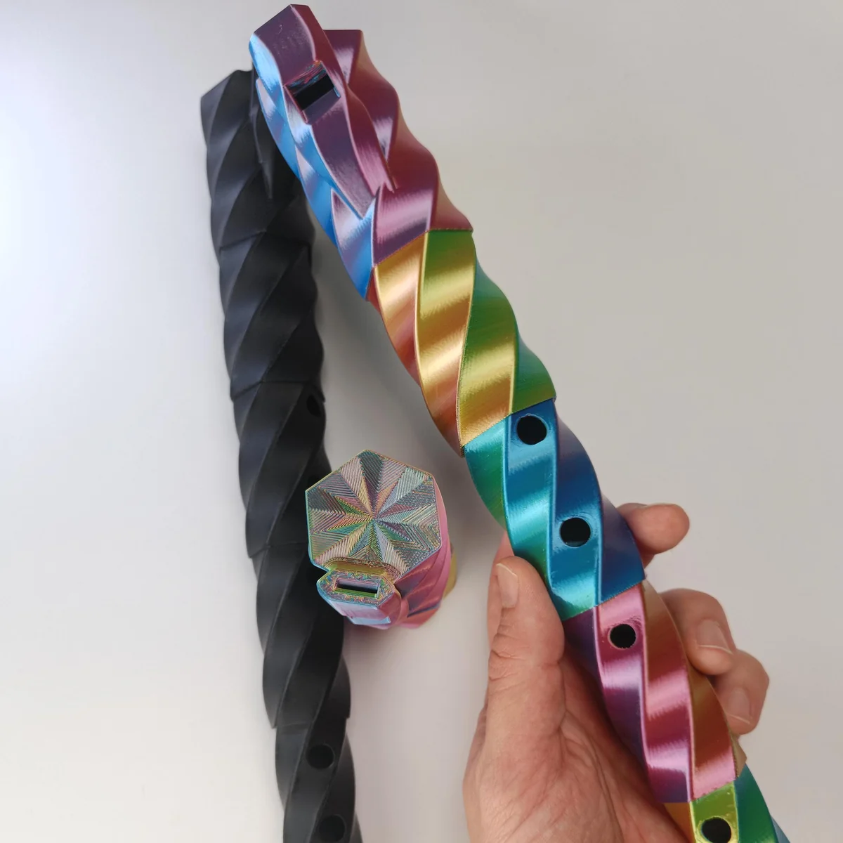 Folding Low D Whistle – Full-Size Sound, Fits in Your Hand