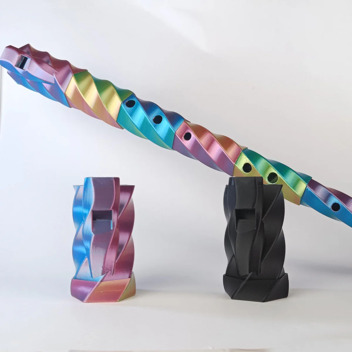 Folding Low D Whistle – Full-Size Sound, Fits in Your Hand