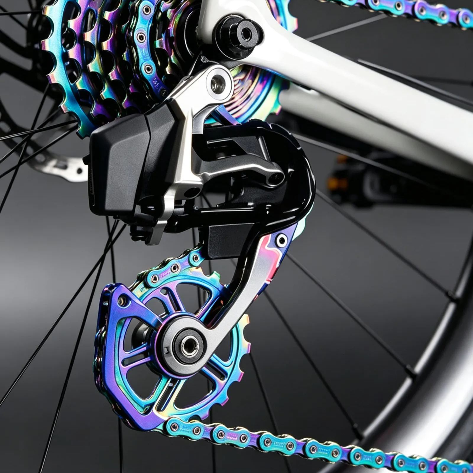 Carbon Oversized Pulley System – 14T/18T, Full Carbon Cage, Coated Bearings