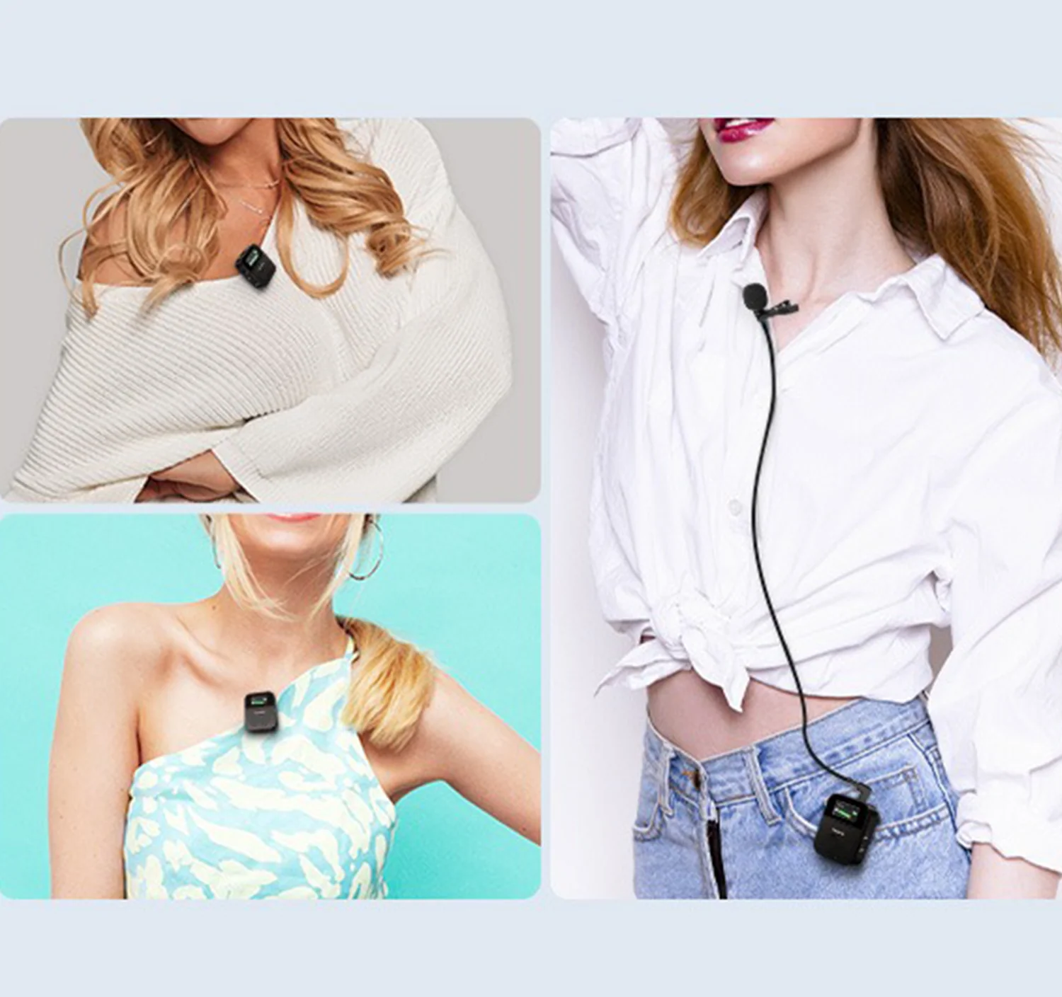 Wireless Lavalier Microphone – Clear Audio Recording System