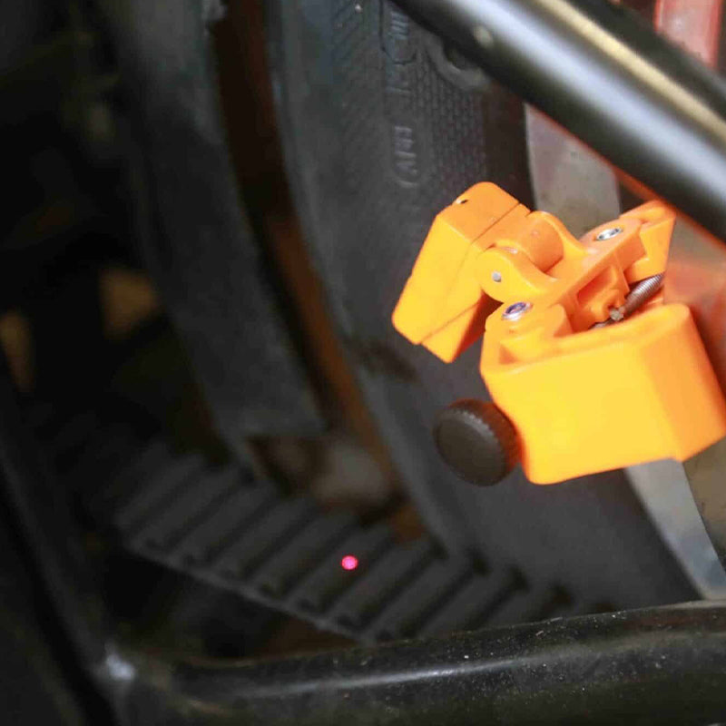 Motorcycle laser calibration tool