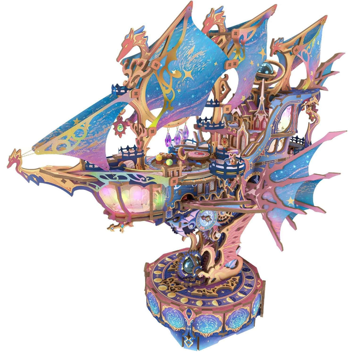 DIY Transmission Model Fantasy Spaceship with Music